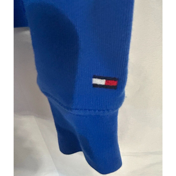 Tommy Hilfiger Sweatshirt Men's XL Box Logo Blue Pullover Long Sleeve NY Y2K - Picture 6 of 10